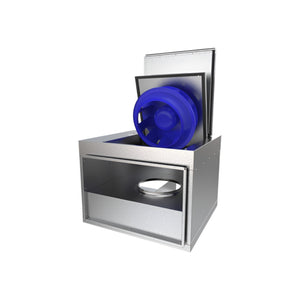 RSI 60-35 L1 Sileo Rectangular Duct Fan– 600x350mm, 3,800m³/h, 230V, 490W, Thermally & Acoustically Insulated, Galvanised Steel