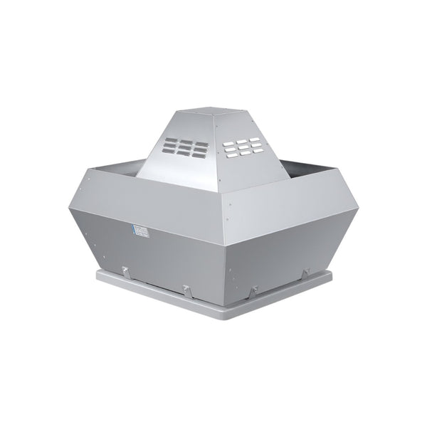Systemair DVN 450D4 IE3 Centrifugal Roof Fan – Direct Driven, 120°C Continuous, Vertical Discharge, 6,080m³/h, Seawater-Resistant Aluminum, Powder-Coated Steel Frame