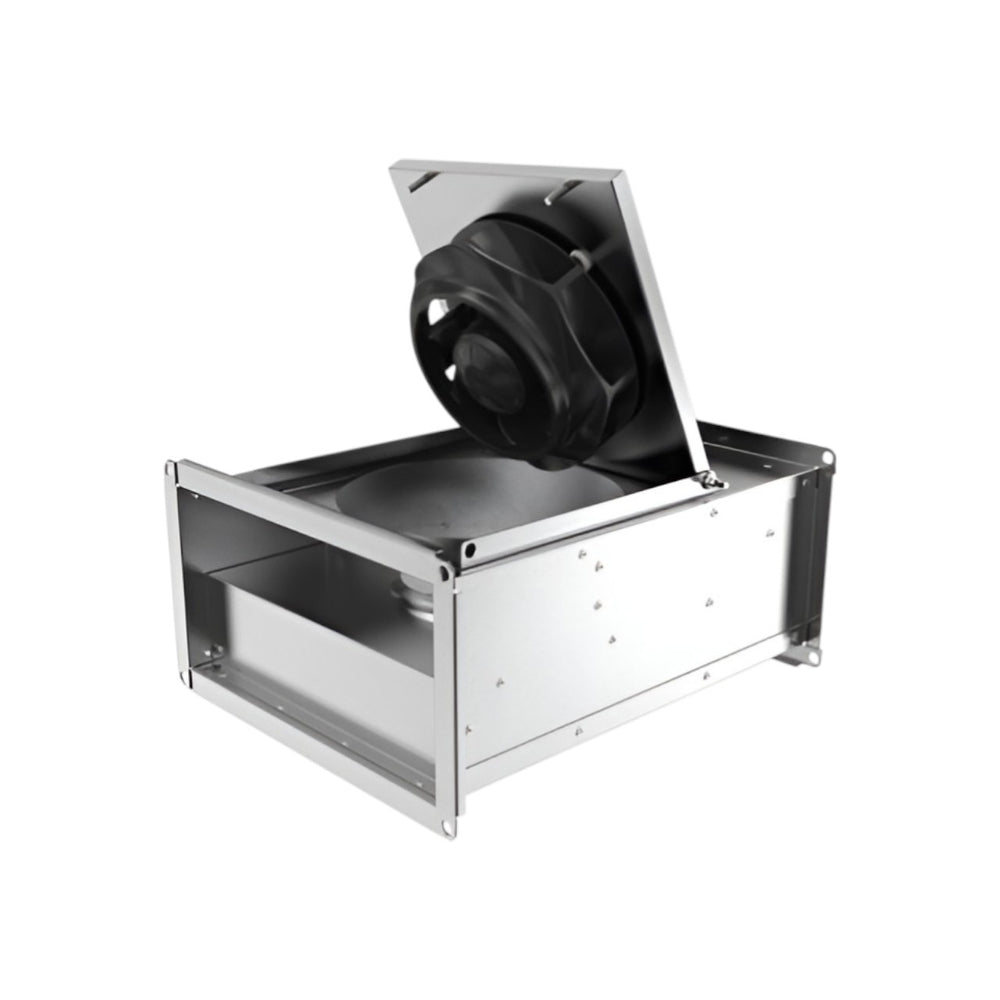 RS 40-20 EC Sileo Rectangular Duct Fan (400x200mm) – High-Efficiency EC Motor, 1,360m³/h, 230V, 166W, Galvanized Steel, Quiet Operation