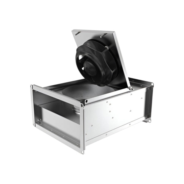 RS 50-25 EC Sileo Rectangular Duct Fan (500x250mm)– High-Efficiency EC Motor, 2,500m³/h, 230V, 400W, Thermally & Acoustically Insulated, Galvanized Steel Casing