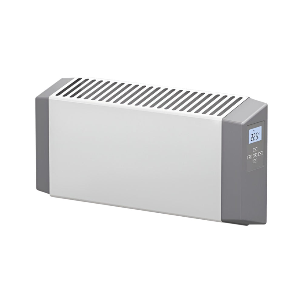 Thermowarm TWSD110 Mini Electric Convection Heater – 1000W Wall-Mounted Radiator with Digital Thermostat, Smart Control, White, 400V