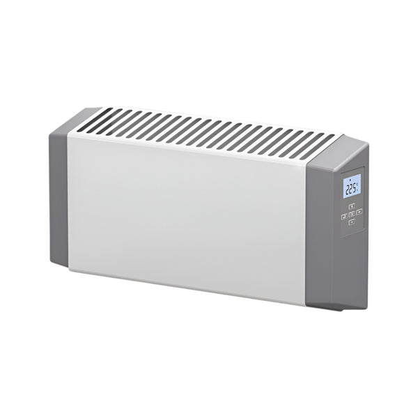 Thermowarm TWSD110 Mini Electric Convection Heater– 1000W Wall-Mounted Radiator with Digital Thermostat, Smart Control, White, 400V