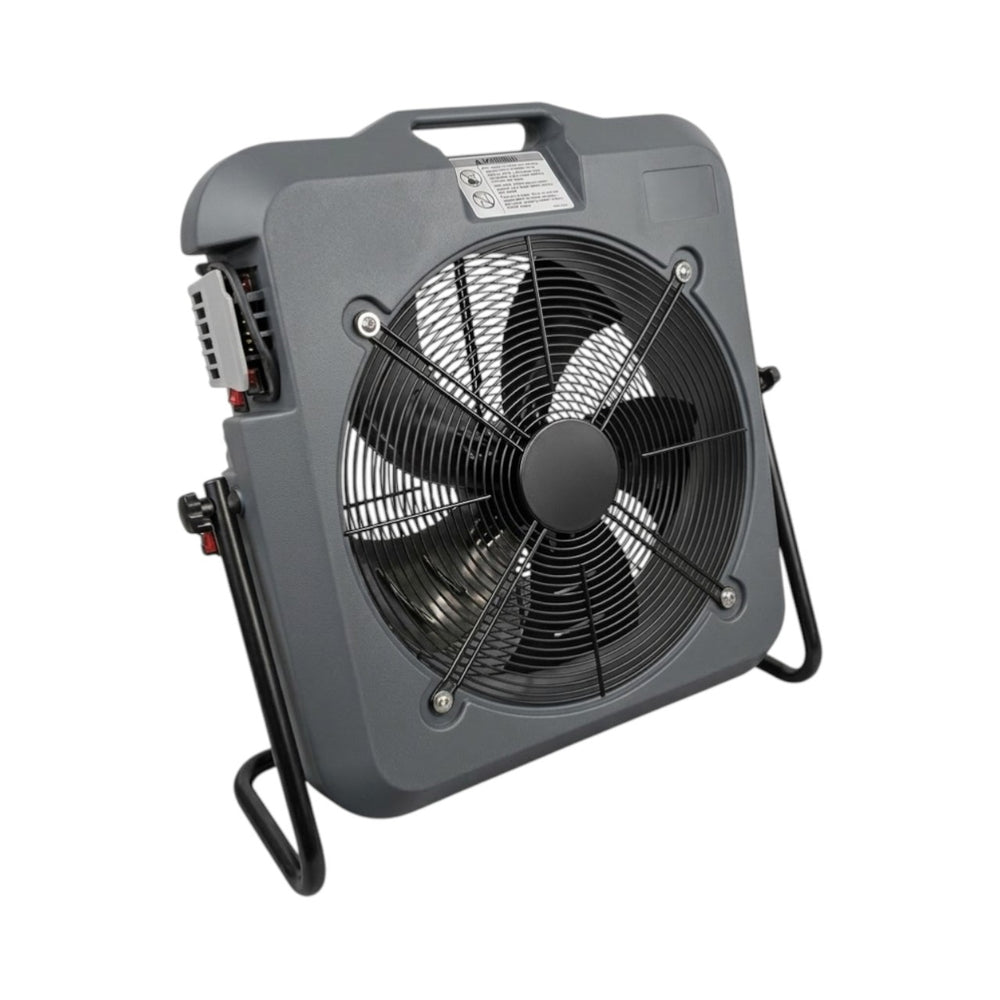 Mighty Breeze MB50 Industrial Floor Fan – High Velocity 500mm Cooling Fan, 230V, Variable Speed, ABS Body, 18kg, Black