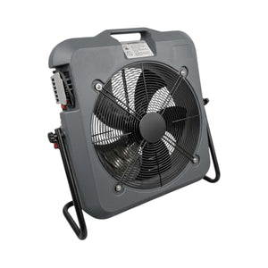 Mighty Breeze MB50 Industrial Floor Fan – High Velocity 500mm Cooling Fan, 230V, Variable Speed, ABS Body, 18kg, Black