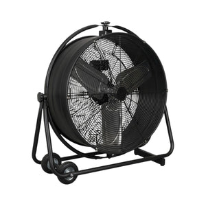 Sealey HVF30S 30" Industrial High Velocity Drum Fan, 230V Orbital Cooling Fan with 2 Speeds, Heavy-Duty Steel Frame, 360° Tilt Airflow Fan for Workshops, Warehouses & Commercial Spaces
