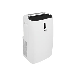 Sealey SAC12000 Mobile Air Conditioner 12000 BTU– 4-in-1 Portable AC, Dehumidifier & Heater with Window Kit, Remote Control, 435m³/h Airflow, R410A Refrigerant, Energy Class A, 230V