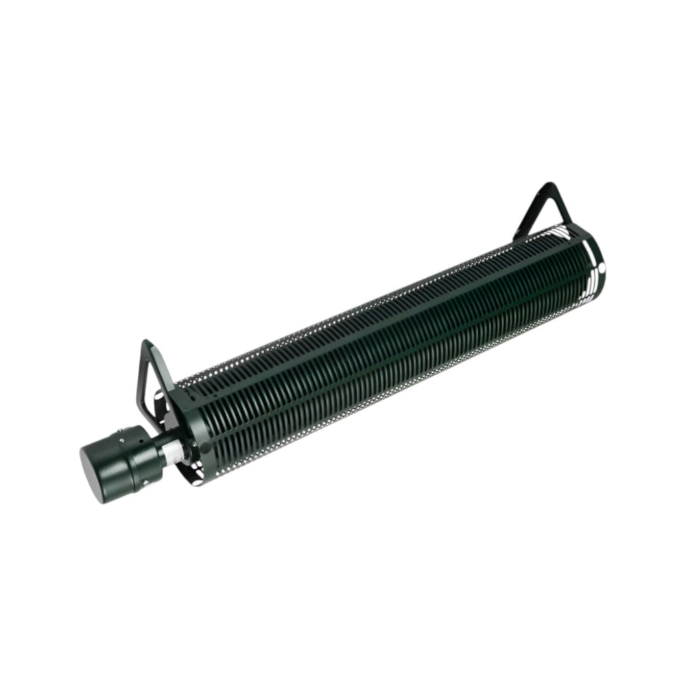 Frico 125-32B Ribbed Pipe Convection Electric Heater – 575W Wall & Floor Mountable, Retro Dark Green Steel Radiator