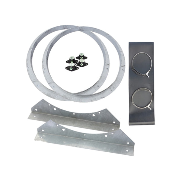 Standard Ancillary Kit for Cased Axial Fans | APK 800X Ancil Pack Dual Drill with Mounting Feet, Anti-Vibration Mounts, Flanges & Flexible Connectors