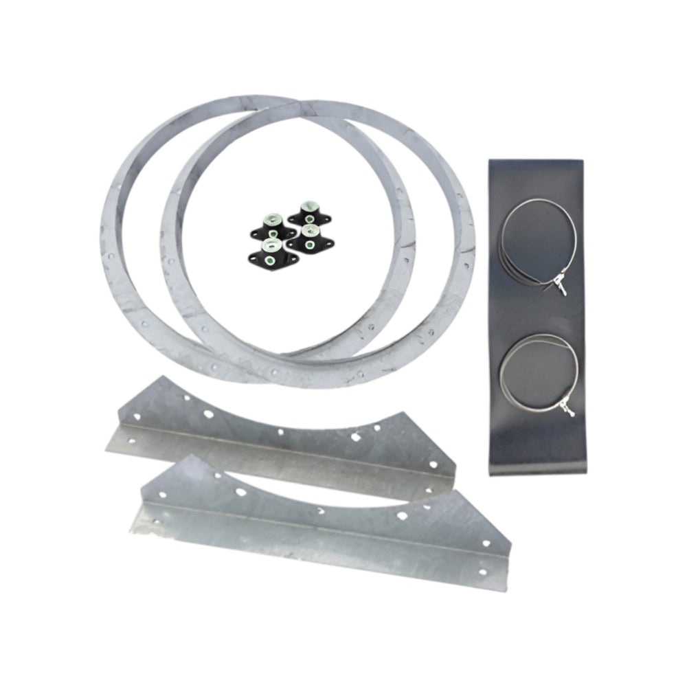 Standard Ancillary Kit for Axial Fans – APK 1000  Anc Pack PCD1070/16 | Mounting Feet, Anti-Vibration Mounts, Flanges & Flexible Connectors