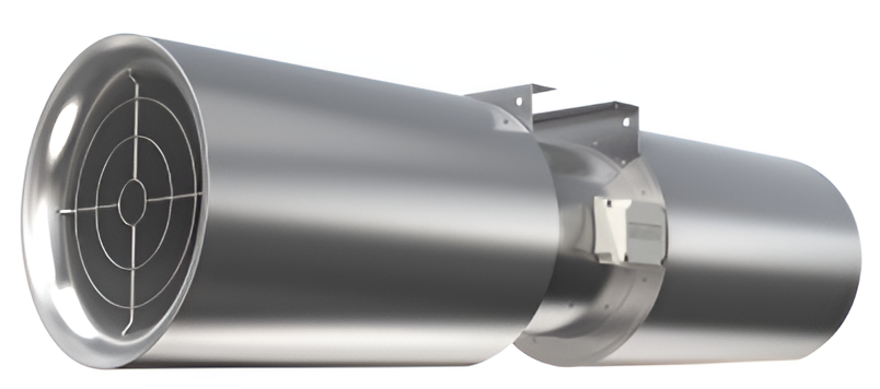 Systemair AJR 355-2/4(B)-TR Axial Jet Smoke Extract Fan – 6,400 m³/h, 55°C Continuous, 300°C/2h Fire Rated, Galvanized Steel
