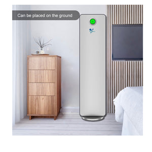 AXP-1200 Medical Grade Air Purifier with Smart APP Control, PM2.5 Sensor, 1100m³/h CADR, Negative Ion Technology for Large Rooms up to 180m²