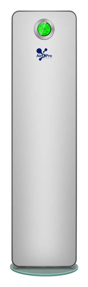 AXP-1600 Medical Grade Air Purifier with Smart App Control, PM2.5 Sensor, 1500m³/h CADR, Negative Ion Technology for Large Rooms up to 250m²
