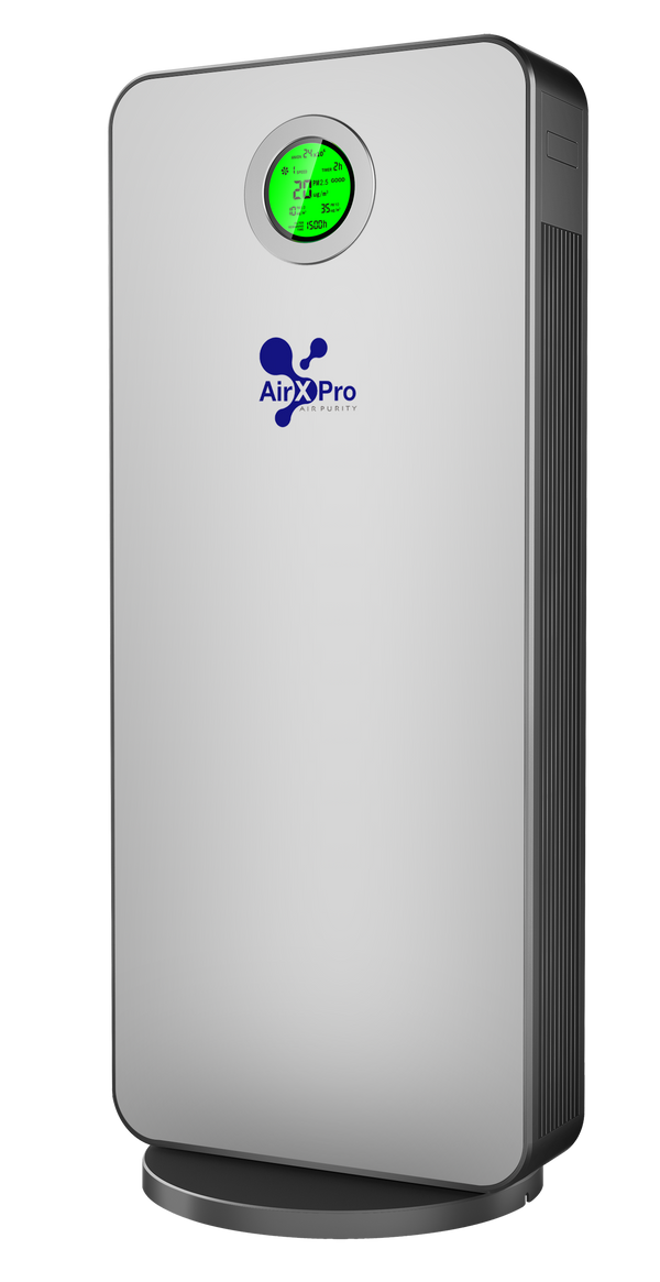 AXP-800 Smart Air Purifier – Medical Grade HEPA Filtration, PM2.5 Sensor, App Control, 99.9% Airborne Particle Removal, Covers Up to 130m² – Home & Office Air Cleaner