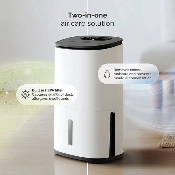 20L Smart Dehumidifier & Air Purifier with HEPA Filter, App Control, LCD Display & Laundry Drying Mode