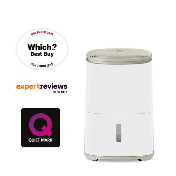Arete® One 12L Dehumidifier & Air Purifier with HEPA Filter | Whisper-Quiet | Energy Efficient | 5-Year Warranty