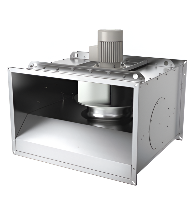 BKF 315D4-8-XL/F400 Smoke Extract Centrifugal Fan – 120°C Continuous, 400°C/2h Fire Rated, 2,632m³/h, Zinc-Magnesium Coated Steel, Single/Two-Speed Motor