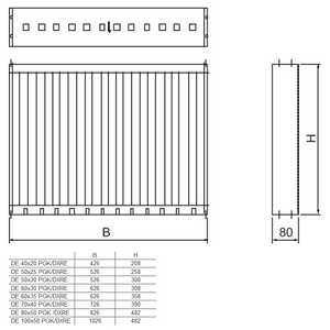 DE 60x35 Droplet Eliminator for Heat Recovery & Air Handling Units – PGK/DXRE, Durable Plastic, Lightweight, 7066, 60x35cm