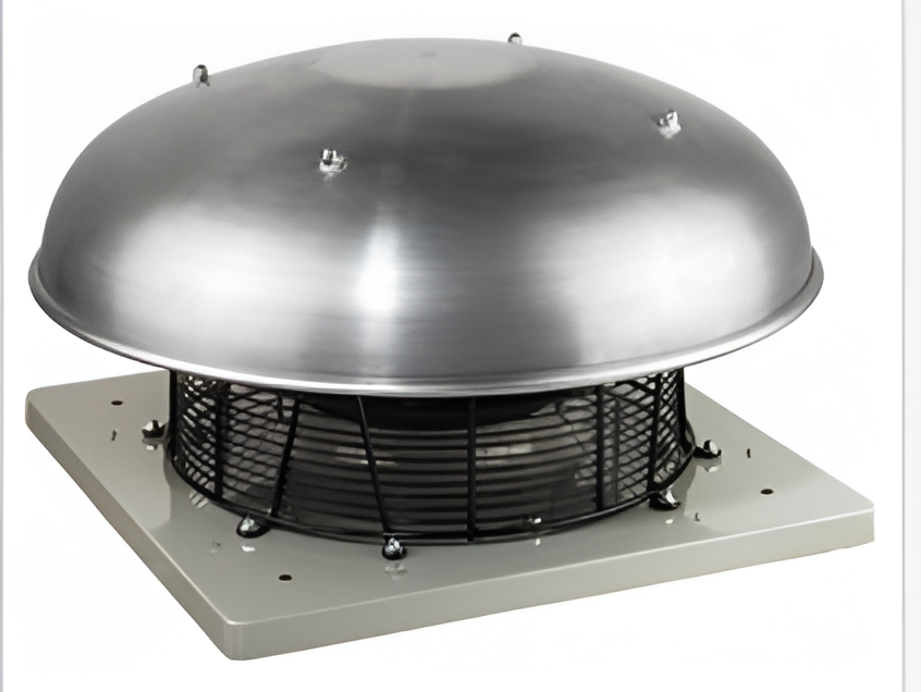 DHS 355DV Sileo Centrifugal Roof Fan – Horizontal Discharge, 3,190 m³/h, Low Noise, Speed-Controllable, Aluminum & Galvanized Steel, Coastal-Suitable