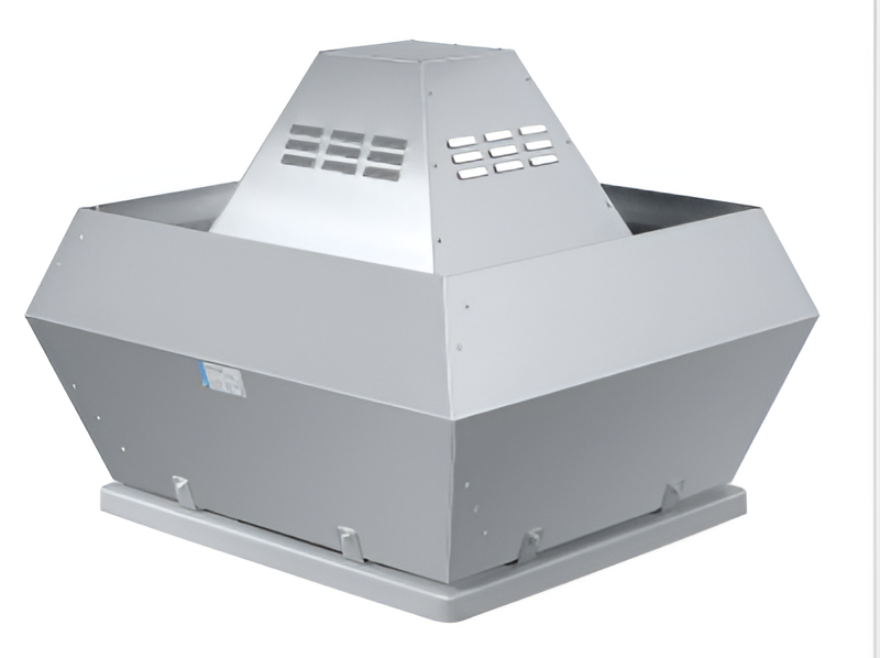 DVN 400E4 Centrifugal Roof Fan – Direct-Driven, Vertical Discharge, 120°C Continuous, Seawater-Resistant Aluminum, 3,730m³/h