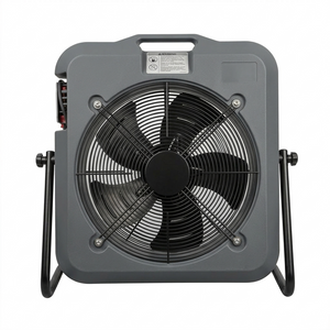 Mighty Breeze MB50 Industrial Floor Fan – High Velocity 500mm Cooling Fan, 230V, Variable Speed, ABS Body, 18kg, Black