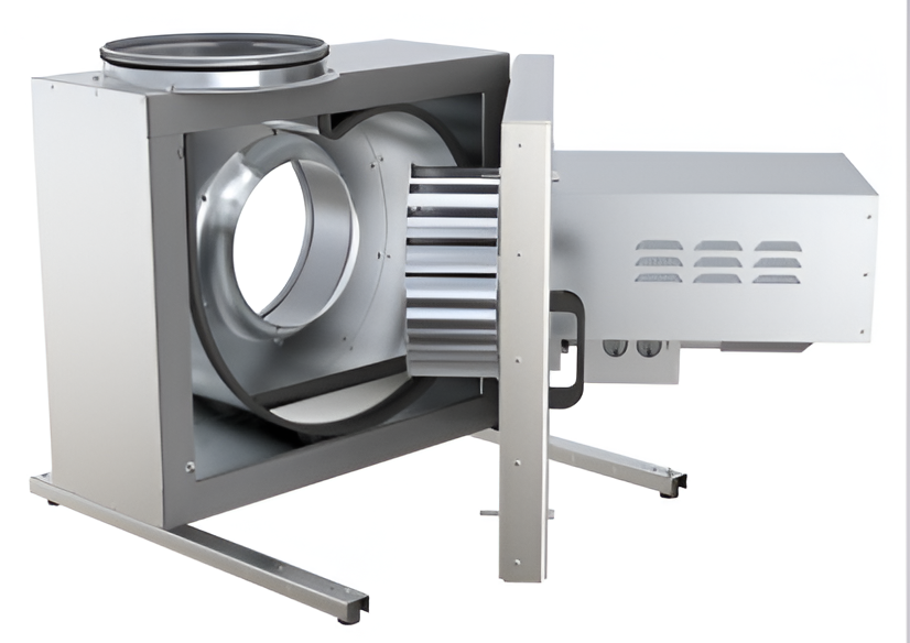 KBT 225D4 IE3 Centrifugal Thermo Box Fan – High-Efficiency IE3 Motor, 120°C Continuous, Galvanized Steel, 2,650 m³/h, Insulated, Low Noise