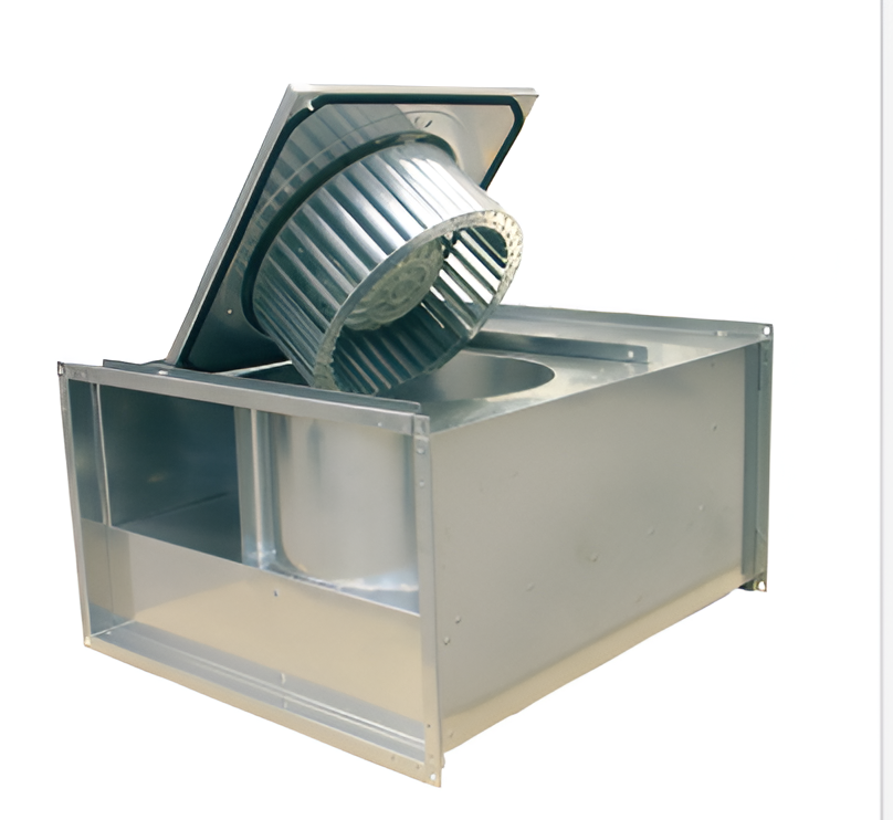KE 50-30-6 Centrifugal Rectangular Duct Fan – 1,450 m³/h, 500x300 mm, Swing-Out & Speed-Controllable, Galvanised Steel Construction