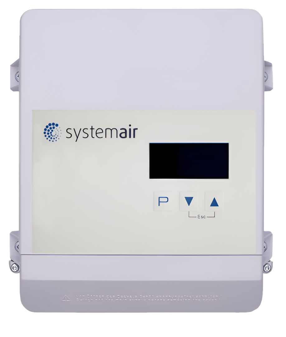 PXDM 10A Analogue Fan Speed Controller with Internal Display – Stepless Phase Cutting Motor Controller for 3~400V 50/60Hz Fans with Motor Protection | Systemair Compatible