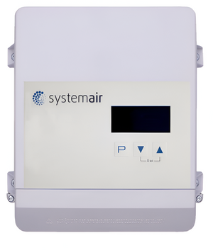 PXDM 10A Analogue Fan Speed Controller with Internal Display – Stepless Phase Cutting Motor Controller for 3~400V 50/60Hz Fans with Motor Protection | Systemair Compatible