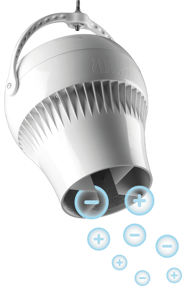 Airius PureAir+ Model 15 NPBI Short Air Purification Fan for Ceilings up to 6m