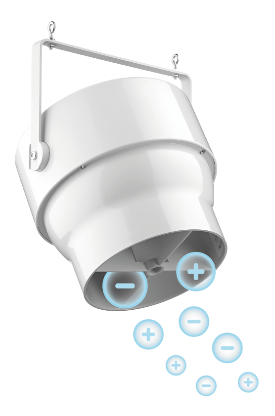 Airius PureAir Pearl S1 Model 25 Plasma Air Purification Ceiling Fan with Bipolar Ionisation