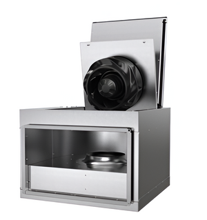 RSI 60-35 EC Sileo Rectangular Duct Fan– 600x350mm, 4,400m³/h, 230V, 525W, Thermally & Acoustically Insulated, Galvanised Steel