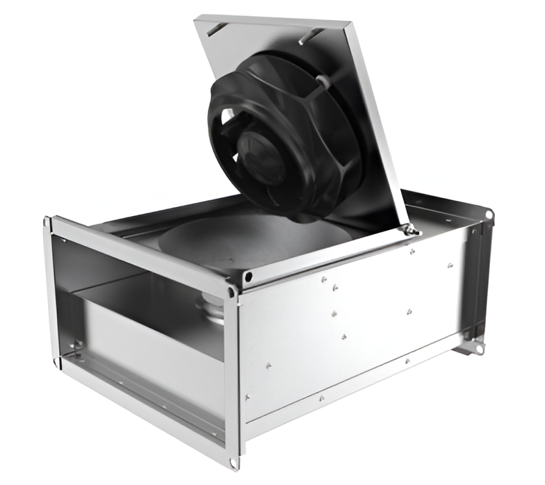 RS 30-15 Sileo Rectangular Duct Fan – 300x150mm, 465m³/h, 230V, 51W, Galvanised Steel, Speed-Controlled, IP44