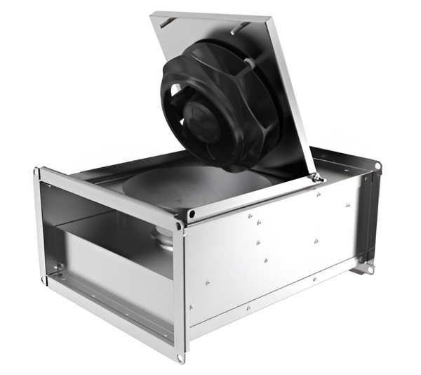 RS 30-15 Sileo Rectangular Duct Fan– 300x150mm, 465m³/h, 230V, 51W, Galvanised Steel, Speed-Controlled, IP44