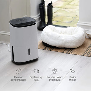 Arete® One 6L Compact 2-in-1 Dehumidifier & Air Purifier with H13 HEPA Filter, Smart Laundry Mode, Quiet Operation & 5-Year Warranty