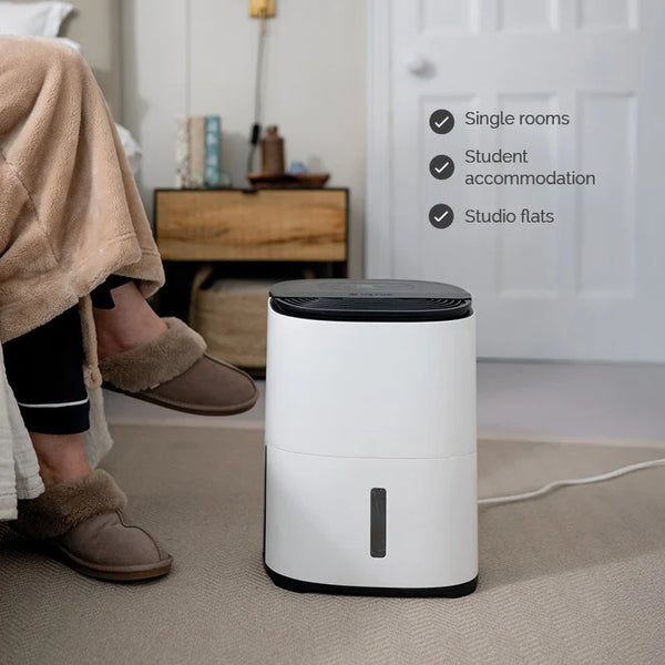 Arete® One 6L Compact 2-in-1 Dehumidifier & Air Purifier with H13 HEPA Filter, Smart Laundry Mode, Quiet Operation & 5-Year Warranty