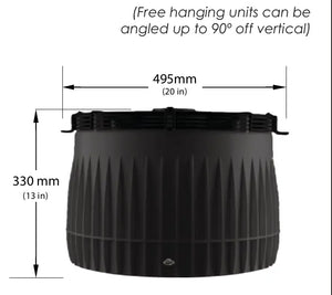 Puravent Airius G400-EC Saphire Plus Destratification Fan, 5,705 m³/h, 230V, Up to 23m Ceiling Height