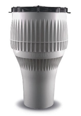 Puravent Airius Standard Model 100/EC Destratification Fan, 5705 m³/h, 230V, 20-30m Ceiling Height