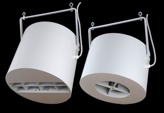 Puravent Airius R20 Retail Series Narrow Aisle Destratification Fan, 1,053m³/h, 3-6m Ceiling, White