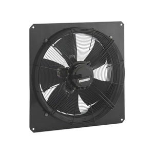 AW 500 EC Sileo Axial Fan, Energy Efficient EC Motor, 380–480V, 0-10V Speed Control, Wall Mounted Ventilation Fan with Galvanized Steel Plate