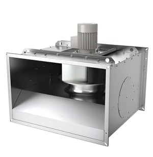 BKF 315D4-8-XL/F400 Smoke Extract Centrifugal Fan – 120°C Continuous, 400°C/2h Fire Rated, 2,632m³/h, Zinc-Magnesium Coated Steel, Single/Two-Speed Motor