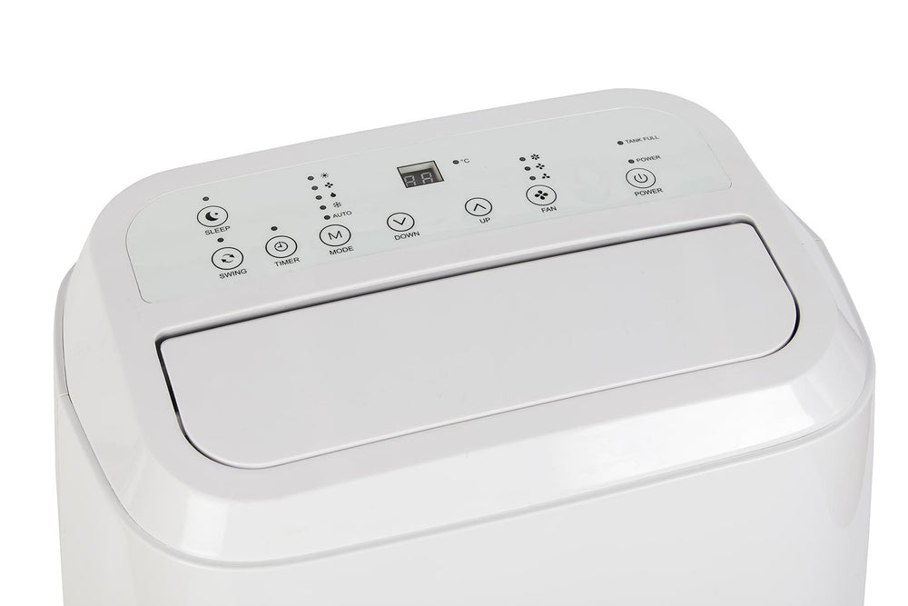 Brolin BR18P 18,000 BTU Large Portable Air Conditioner & Heater – Cooling, Heating, Dehumidifier, Spot Cooling for Home, Office, and Commercial Use – Digital Remote, LED Display, Compact Design – White