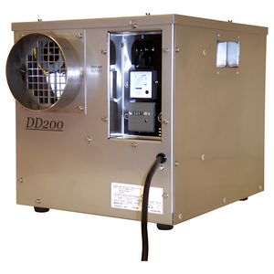 EIPL DD200 Portable Desiccant Dehumidifier – Compact Industrial-Grade Low-Humidity Air Dryer with PTC Heater, Stainless Steel, 180m³/h Airflow, Lightweight & Rugged