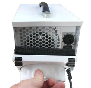 EcorPro DH800 Portable Desiccant Dehumidifier – 8L/Day, 3-Hole System, 90m³/hr Airflow, Metal Construction, 230V 50Hz, White