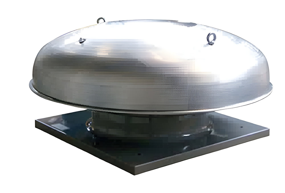 DHA 400DV Sileo 3-Phase Axial Roof Fan – Direct Driven, 3,600 m³/h, Industrial Ventilation, Durable Metal Construction, Silver Finish