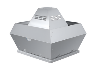 Systemair DVN 450D4 IE3 Centrifugal Roof Fan – Direct Driven, 120°C Continuous, Vertical Discharge, 6,080m³/h, Seawater-Resistant Aluminum, Powder-Coated Steel Frame