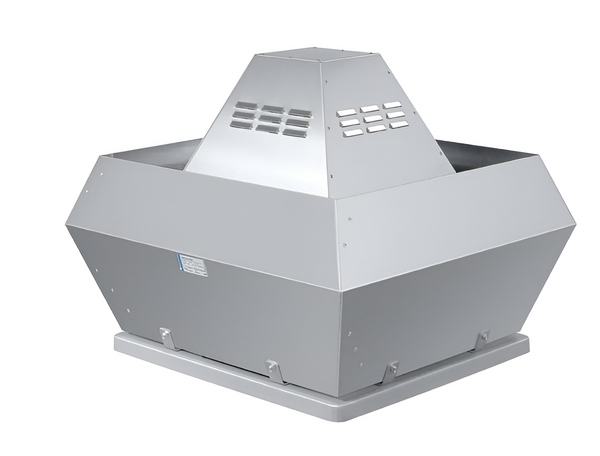 Systemair DVN 450D4 IE3 Centrifugal Roof Fan – Direct Driven, 120°C Continuous, Vertical Discharge, 6,080m³/h, Seawater-Resistant Aluminum, Powder-Coated Steel Frame