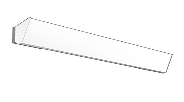 Slim Wall-Mounted Radiant Electric Heater – Thermoplus ECVTN70021, 700W, White Enamel, Low-Mounted Draft Protection with Built-In Thermostat, IP44 Rated