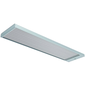 Elztrip EZ20831 Ceiling Mounted Radiant Heater – 800W Electric Mid-Height Heater for Restaurants, Offices & Assembly Halls – Corrosion-Proof Steel, Anodized Aluminium Panel, White Finish