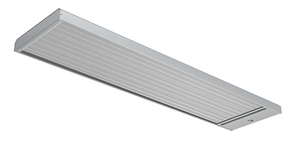 Systemair EZ345 Triple Panel Industrial Radiant Heater – 4.5kW High-Mounted Electric Heater for Warehouses & Workshops, Grey Alu-Zinc Steel, 400V 3Ph+N