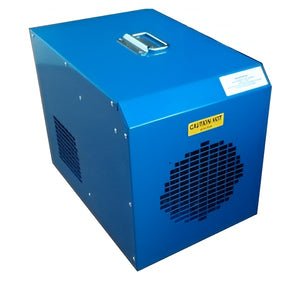 Fire-Flo FF13 Industrial Duct Connectable Electric Fan Heater – 13.9kW Portable Space Heater with Thermostat, 1017m³/hr Airflow, Optional Duct Spigots, 3-Phase 400V Supply
